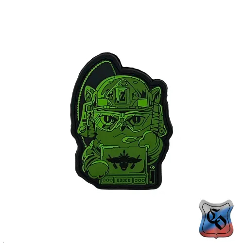 Шеврон Котик связист PVC